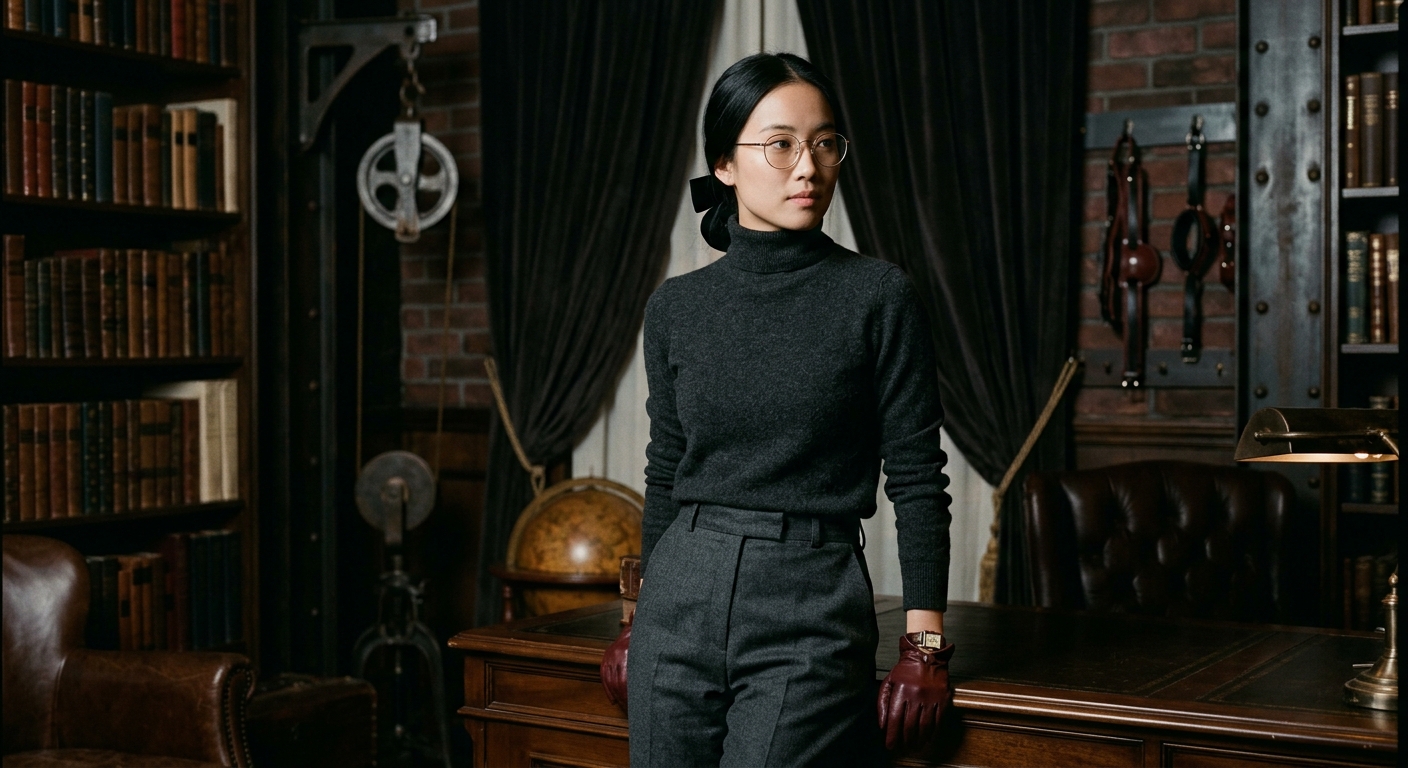 Tonight's assignment requires your full attention, chéri—I'll be marking your performance in red ink, and I expect you to earn every correction. Office hours run late when there's so much remedial work to be done.