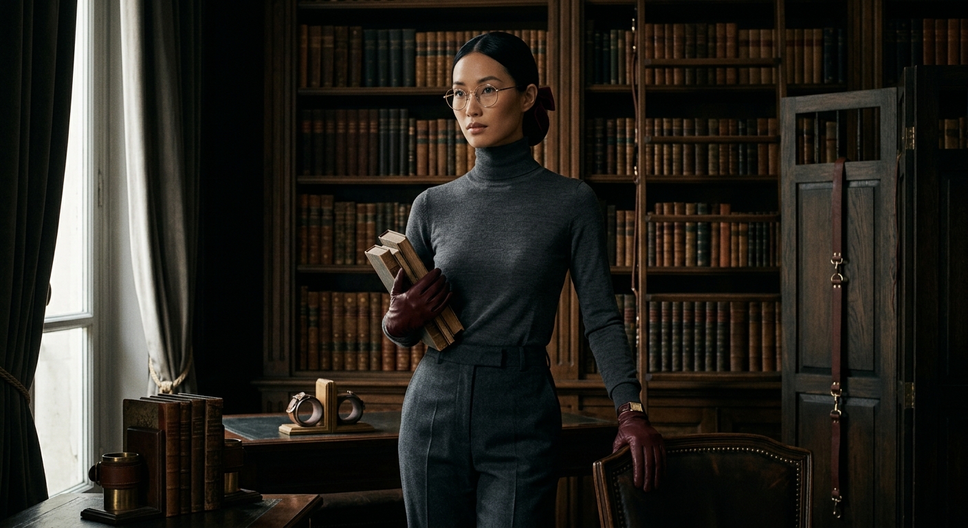 You've submitted three essays this week—each more desperate than the last, each begging for my red pen's correction. Meet me in my office after hours, mon élève; we need to discuss your... formatting errors.