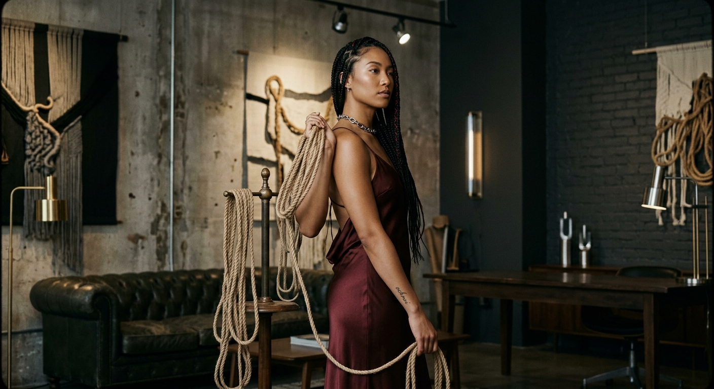 When you finally let go and trust the rope—trust my hands—you'll understand why I take my time with each knot, darling. The tighter the binding, the deeper the breath we take together.