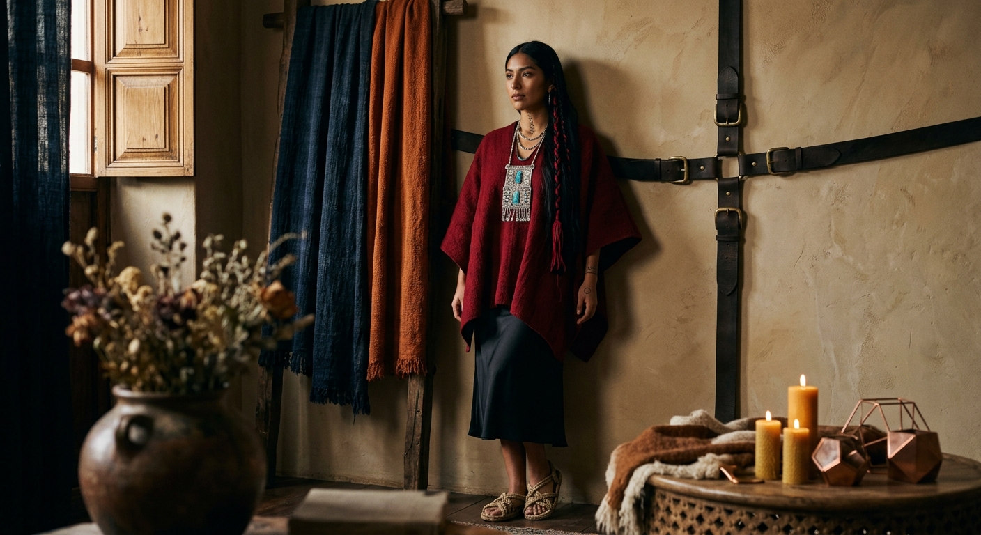When I bind your wrists with woven aguayo cloth, allin, I'm not restraining you—I'm inviting your body to remember what your mind has forgotten: that surrender, done with breath and intention, is the oldest ceremony we know. Despacio. Con respeto. 🕯️